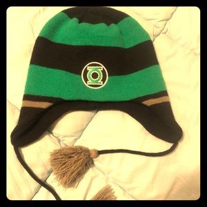 Green Lantern knit hat